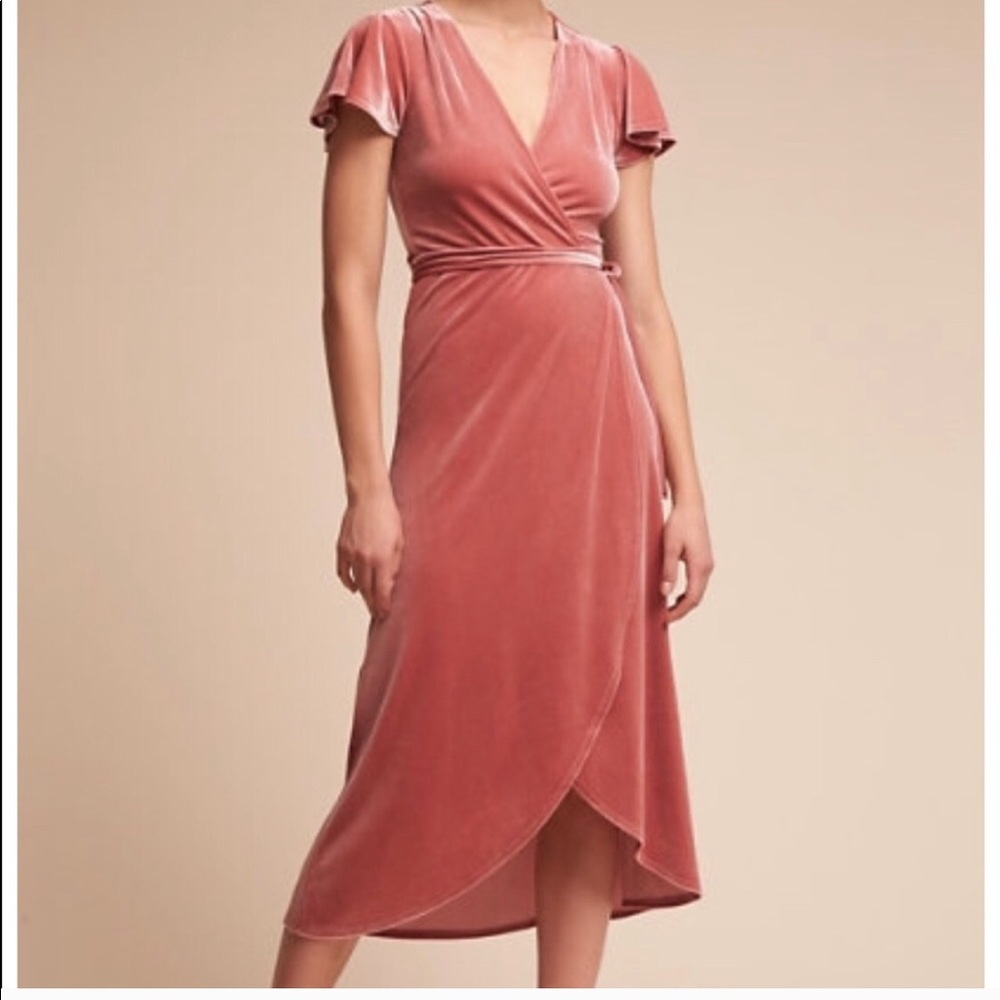 BHLDN Thrive wrap dress